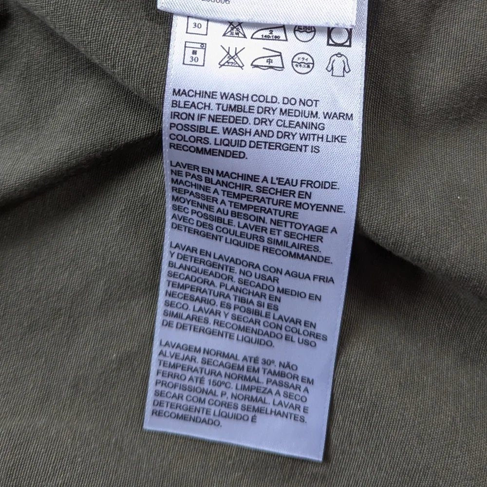 Levi’s Olive Green Field Jacket Small Utility Indie Sleaze Grunge Punk